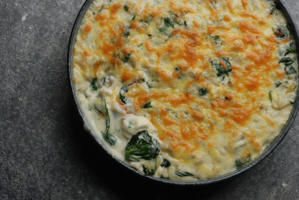 Spinach & Artichoke Dip with Green Chilies Adrienne Katz Kennedy